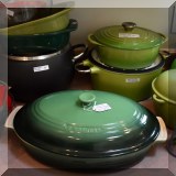 K12. Le Creuset and other bakeware. 